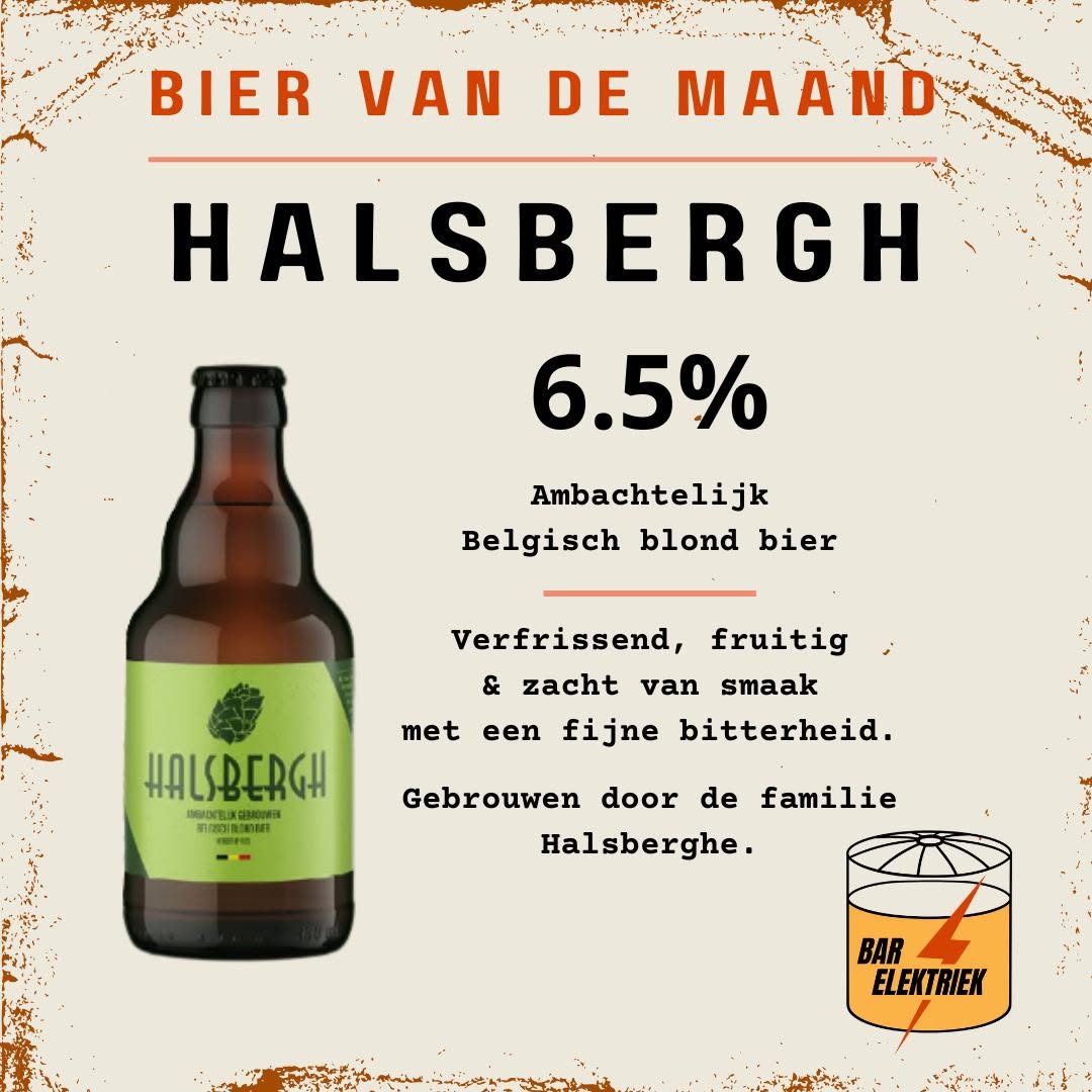 De drankkaart — Bar Elektriek (1/2)